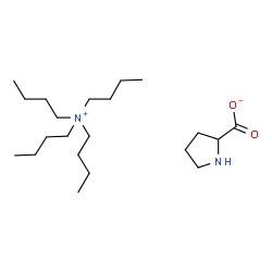 ChemSpider 2D Image | tetrabutylammonium prolinate | C21H44N2O2