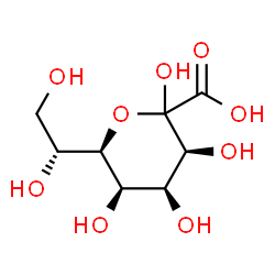 ChemSpider 2D Image | d-glycero-d-talo-oct-2-ulopyranosonic acid | C8H14O9