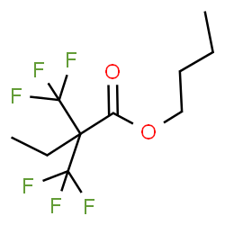 ChemSpider 2D Image | Butyl 2,2-bis(trifluoromethyl)butanoate | C10H14F6O2