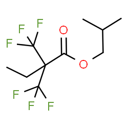 ChemSpider 2D Image | Isobutyl 2,2-bis(trifluoromethyl)butanoate | C10H14F6O2