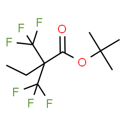 ChemSpider 2D Image | 2-Methyl-2-propanyl 2,2-bis(trifluoromethyl)butanoate | C10H14F6O2