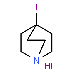 ChemSpider 2D Image | 4-Iodoquinuclidine hydroiodide (1:1) | C7H13I2N