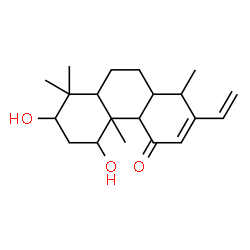 ChemSpider 2D Image | 1,3-Dihydroxy-14-methyl-13-vinylpodocarp-12-en-11-one | C20H30O3