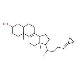 ChemSpider 2D Image | 26,27-Cyclocholesta-8,24-dien-3-ol | C27H42O