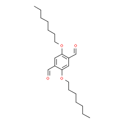 ChemSpider 2D Image | 2,5-diheptyloxy-terephthalaldehyde | C22H34O4