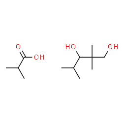 ChemSpider 2D Image | 2,2,4-trimethyl-1,3-pentanediol mono(2-methyl propanoate) | C12H26O4