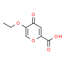 ChemSpider 2D Image | 5-Ethoxy-4-oxo-4H-pyran-2-carboxylic acid | C8H8O5