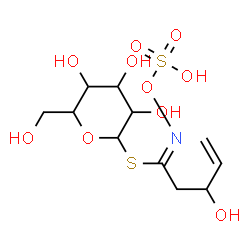 ChemSpider 2D Image | 1-S-[(1Z)-3-Hydroxy-N-(sulfooxy)-4-pentenimidoyl]-1-thiohexopyranose | C11H19NO10S2