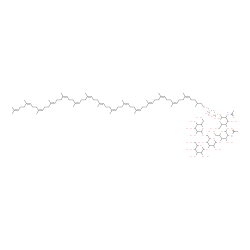 ChemSpider 2D Image | Hexopyranosyl-(1->3)-[hexopyranosyl-(1->6)]hexopyranosyl-(1->4)-2-acetamido-2-deoxyhexopyranosyl-(1->4)-2-acetamido-2-deoxy-1-O-[{[{[(6Z,10Z,14Z,18E,22Z,26Z,30Z,34E,38Z,42Z,46Z,50E,54Z,58Z)-3,7,11,15,
19,23,27,31,35,39,43,47,51,55,59,63-hexadecamethyl-6,10,14,18,22,26,30,34,38,42,46,50,54,58,62-tetrahexacontapentadecaen-1-yl]oxy}(hydroxy)phosphoryl]oxy}(hydroxy)phosphoryl]hexopyranose | C114H190N2O32P2