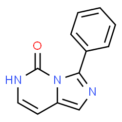 ChemSpider 2D Image | 3-Phenylimidazo[1,5-c]pyrimidin-5(6H)-one | C12H9N3O