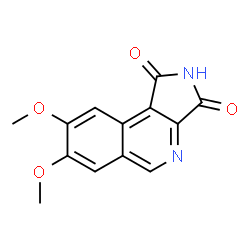 ChemSpider 2D Image | 7,8-Dimethoxy-1H-pyrrolo[3,4-c]isoquinoline-1,3(2H)-dione | C13H10N2O4