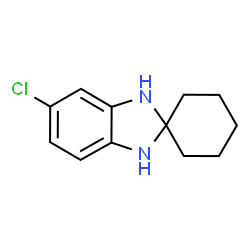 ChemSpider 2D Image | 5-Chloro-1,3-dihydrospiro[benzimidazole-2,1'-cyclohexane] | C12H15ClN2