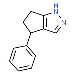 ChemSpider 2D Image | 4-Phenyl-1,4,5,6-tetrahydrocyclopenta[c]pyrazole | C12H12N2