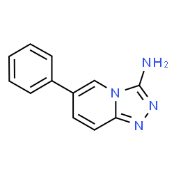 ChemSpider 2D Image | 6-Phenyl[1,2,4]triazolo[4,3-a]pyridin-3-amine | C12H10N4