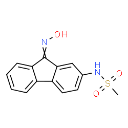 ChemSpider 2D Image | N-[9-(Hydroxyimino)-9H-fluoren-2-yl]methanesulfonamide | C14H12N2O3S