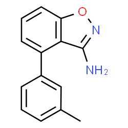 ChemSpider 2D Image | 4-(3-Methylphenyl)-1,2-benzoxazol-3-amine | C14H12N2O