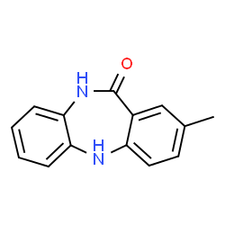 ChemSpider 2D Image | 2-Methyl-5,10-dihydro-11H-dibenzo[b,e][1,4]diazepin-11-one | C14H12N2O