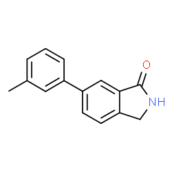 ChemSpider 2D Image | 6-(3-Methylphenyl)-1-isoindolinone | C15H13NO