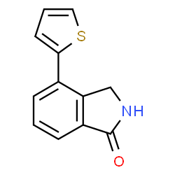 ChemSpider 2D Image | 4-(2-Thienyl)-1-isoindolinone | C12H9NOS