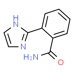 ChemSpider 2D Image | 2-(1H-Imidazol-2-yl)benzamide | C10H9N3O