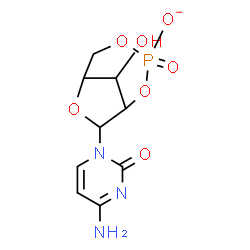 ChemSpider 2D Image | 8-(4-Amino-2-oxo-1(2H)-pyrimidinyl)-9-hydroxy-2,4,7-trioxa-3-phosphabicyclo[4.2.1]nonan-3-olate 3-oxide | C9H11N3O7P