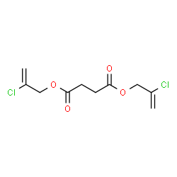 ChemSpider 2D Image | Bis(2-chloro-2-propen-1-yl) succinate | C10H12Cl2O4