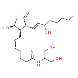 ChemSpider 2D Image | Prostaglandin D2 serinol amide | C23H39NO6