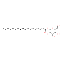ChemSpider 2D Image | 1-O-[(9E)-9-Octadecenoyl]-D-mannopyranose | C24H44O7