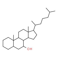 ChemSpider 2D Image | Cholestan-7-ol | C27H48O
