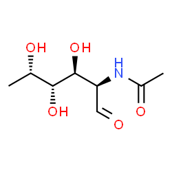 ChemSpider 2D Image | 2-Acetamido-2,6-dideoxy-L-talose | C8H15NO5