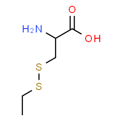 ChemSpider 2D Image | 3-(Ethyldisulfanyl)alanine | C5H11NO2S2