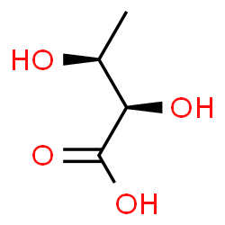 ChemSpider 2D Image | (2R,3S)-2,3-Dihydroxybutanoic acid | C4H8O4