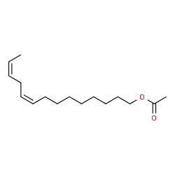 ChemSpider 2D Image | (9Z,12Z)-9,12-Tetradecadien-1-yl acetate | C16H28O2