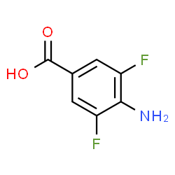ChemSpider 2D Image | 4-Amino-3,5-difluorobenzoic acid | C7H5F2NO2