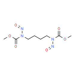 ChemSpider 2D Image | Dimethyl 1,4-butanediylbis(nitrosocarbamate) | C8H14N4O6