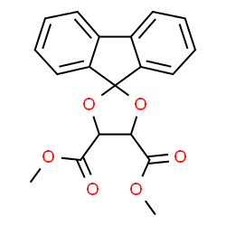 ChemSpider 2D Image | Dimethyl spiro[1,3-dioxolane-2,9'-fluorene]-4,5-dicarboxylate | C19H16O6