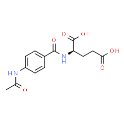ChemSpider 2D Image | N-(4-Acetamidobenzoyl)-D-glutamic acid | C14H16N2O6