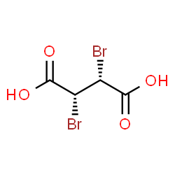 ChemSpider 2D Image | (2R,3R)-2,3-Dibromosuccinic acid | C4H4Br2O4