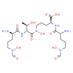 ChemSpider 2D Image | Coelichelin | C21H39N7O11