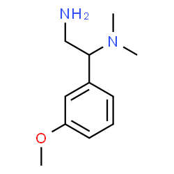 ChemSpider 2D Image | [2-amino-1-(3-methoxyphenyl)ethyl]dimethylamine | C11H18N2O