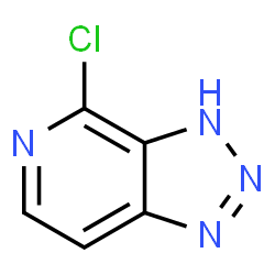 ChemSpider 2D Image | 4-Chloro-1H-[1,2,3]triazolo[4,5-c]pyridine | C5H3ClN4