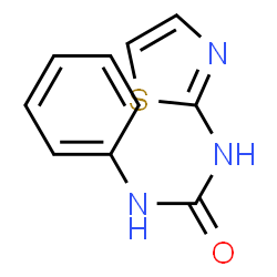 ChemSpider 2D Image | 1-Phenyl-3-(1,3-thiazol-2-yl)urea | C10H9N3OS