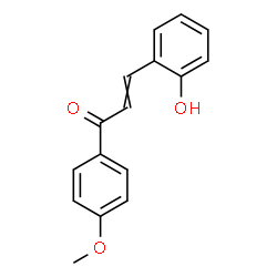 ChemSpider 2D Image | 3-(2-Hydroxyphenyl)-1-(4-methoxyphenyl)-2-propen-1-one | C16H14O3