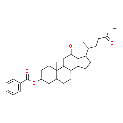 ChemSpider 2D Image | Methyl 3-(benzoyloxy)-12-oxocholan-24-oate | C32H44O5