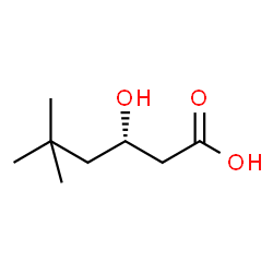 ChemSpider 2D Image | (3S)-3-Hydroxy-5,5-dimethylhexanoic acid | C8H16O3