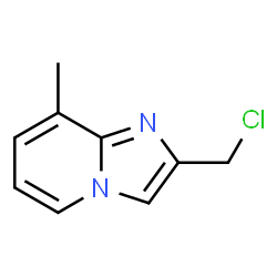 ChemSpider 2D Image | 2-Chloromethyl-8-methyl-imidazo[1,2-a]pyridine | C9H9ClN2