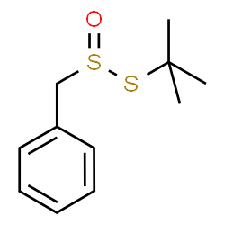 ChemSpider 2D Image | S-(2-Methyl-2-propanyl) phenylmethanesulfinothioate | C11H16OS2