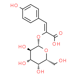 ChemSpider 2D Image | (2Z)-2-(beta-D-Galactopyranosyloxy)-3-(4-hydroxyphenyl)acrylic acid | C15H18O9