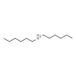 ChemSpider 2D Image | N-Hexyl-1-hexanaminium | C12H28N
