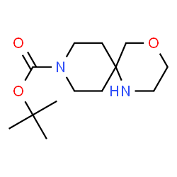 ChemSpider 2D Image | tert-butyl 4-oxa-1,9-diazaspiro[5.5]undecane-9-carboxylate | C13H24N2O3